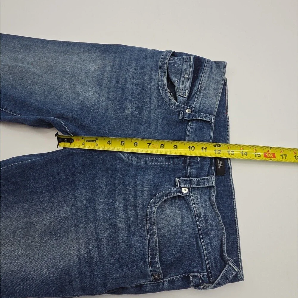 True Religion Jeans Rocco Relaxed Skinny Men Sz 34x33 Medium Wash Denim Stretch